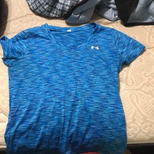 Blue athletic shirt